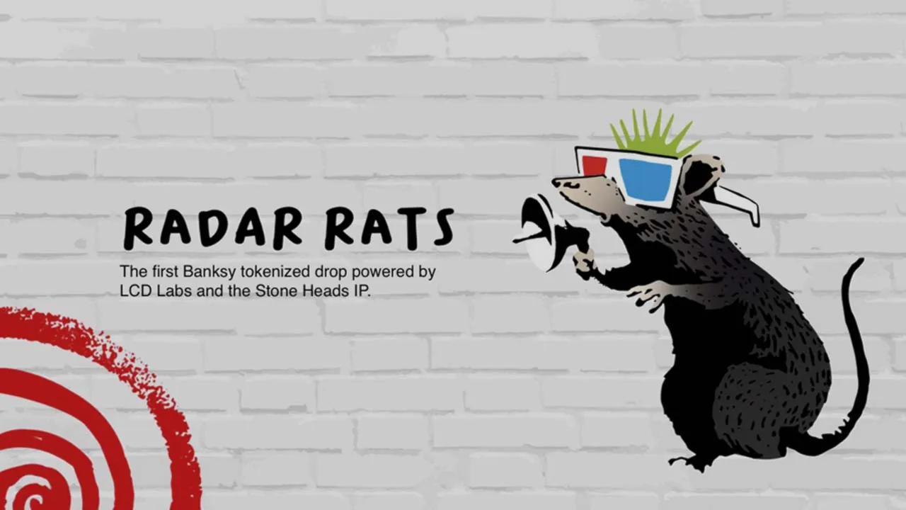 Banksy Radar Rats, prosiect NFT newydd anhygoel