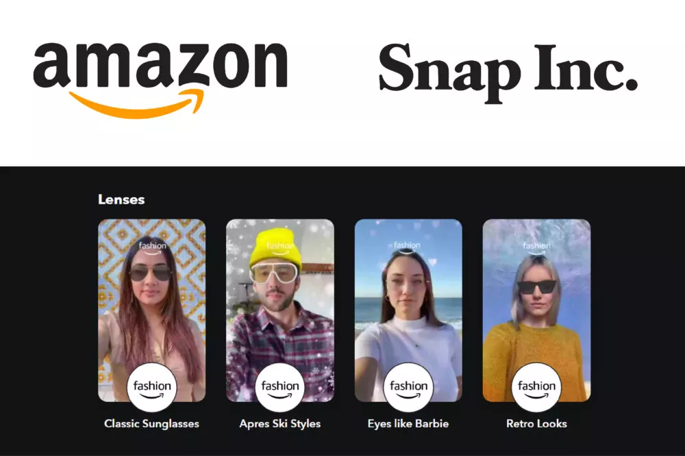 Snapchat e Amazon Fashion Partner per creare un’esperienza di acquisto AR perfetta