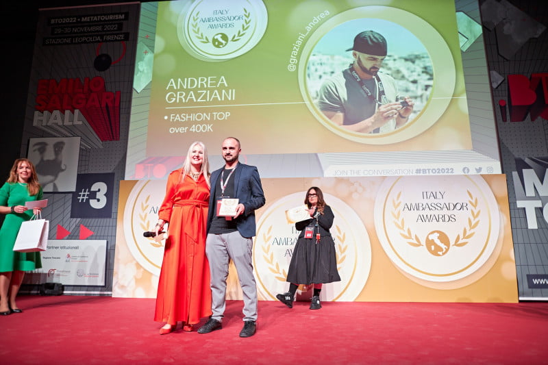 ANDREA GRAZIANI vince l’Italy Ambassador Awards