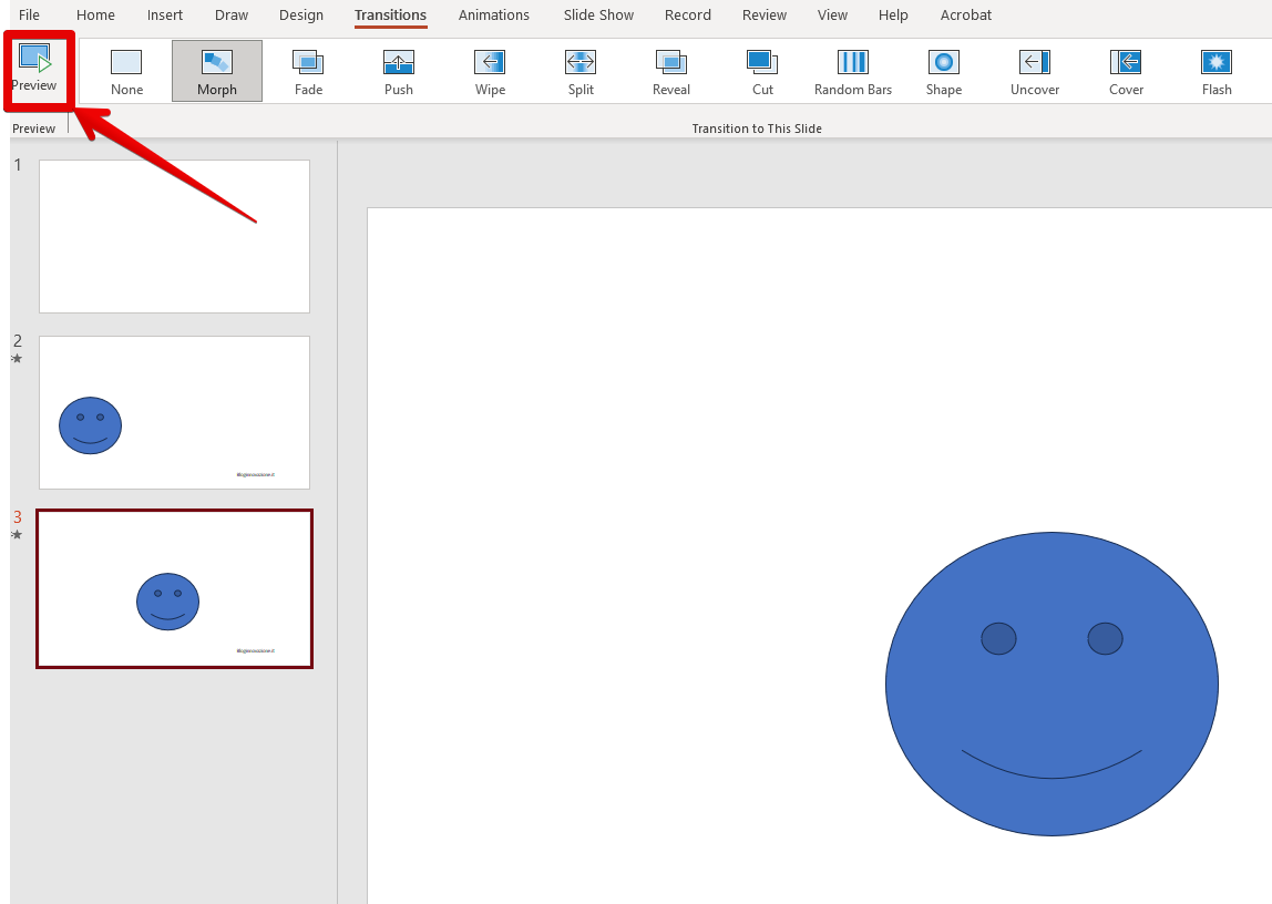 Powerpoint Morph Menu morphing powerpoint: Presentazioni Fantastiche bloginnova