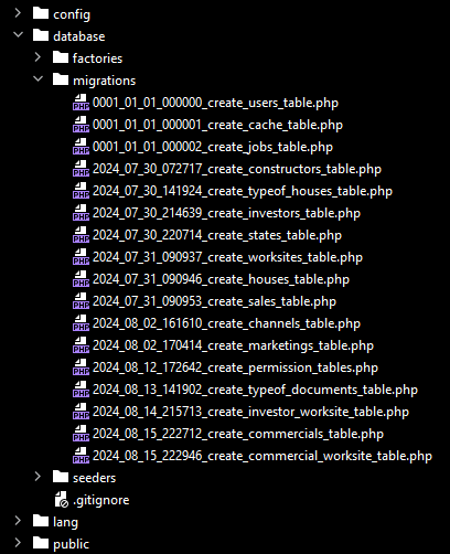 create migration