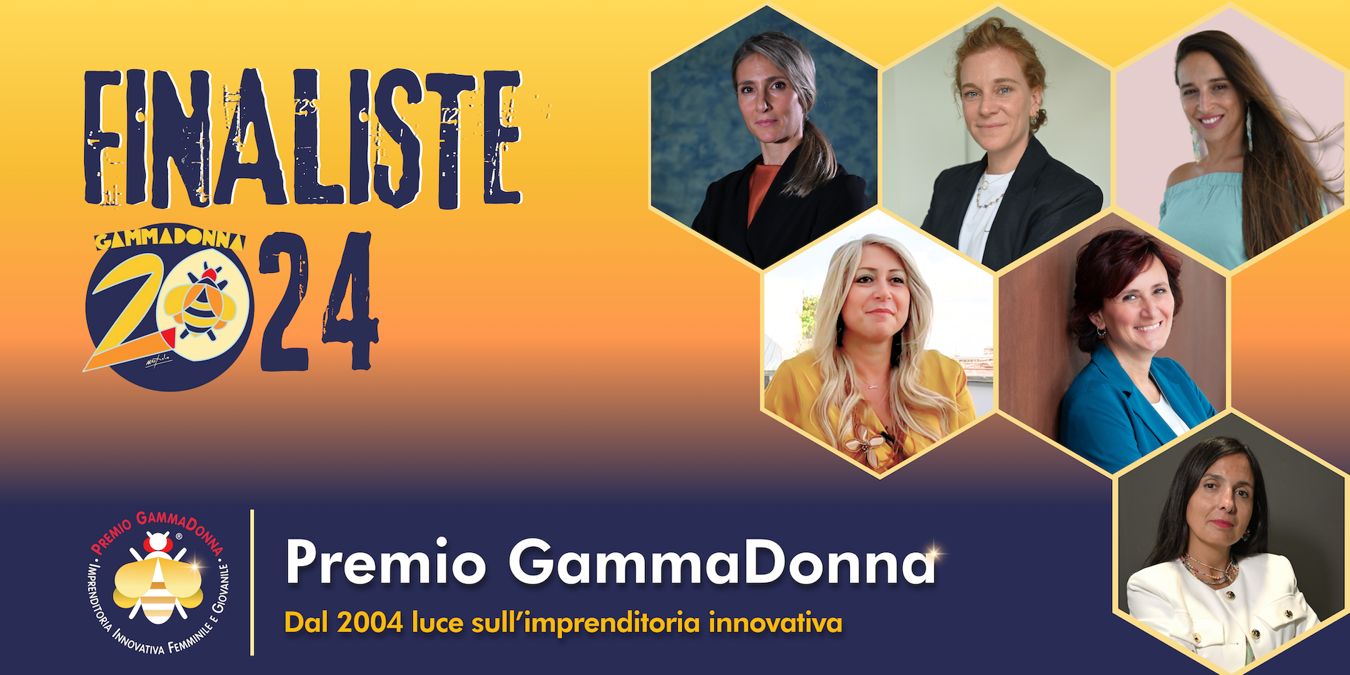 PREMIO GAMMADONNA 2024, SVELATE LE 6 FINALISTE