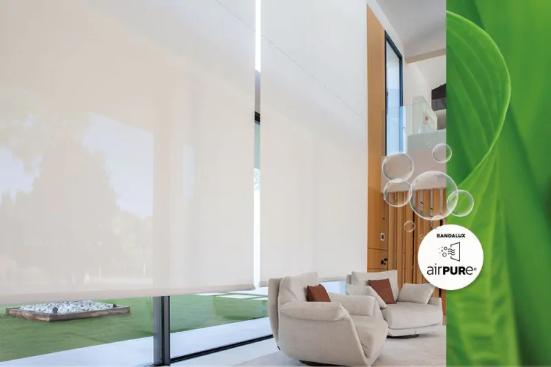 素晴らしいアイデア: Bandalux が空気を浄化するカーテン Airpure® を発表